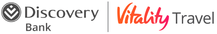Discovery Bank and Vitality Travel Logo's